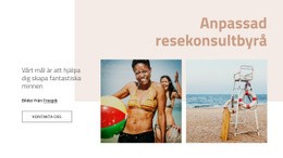 Resekonsultbyrå - Responsiv HTML5-Mall