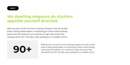 Premium WordPress Theme For Counter And Text Block