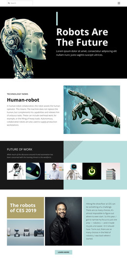 Already future technology - HTML Template by Nicepage