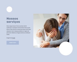 Diagnosticar E Tratar Transtornos Mentais - Modelo De Site Pessoal