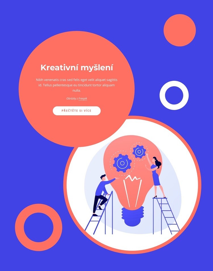 Vizuální design strategie Šablona CSS