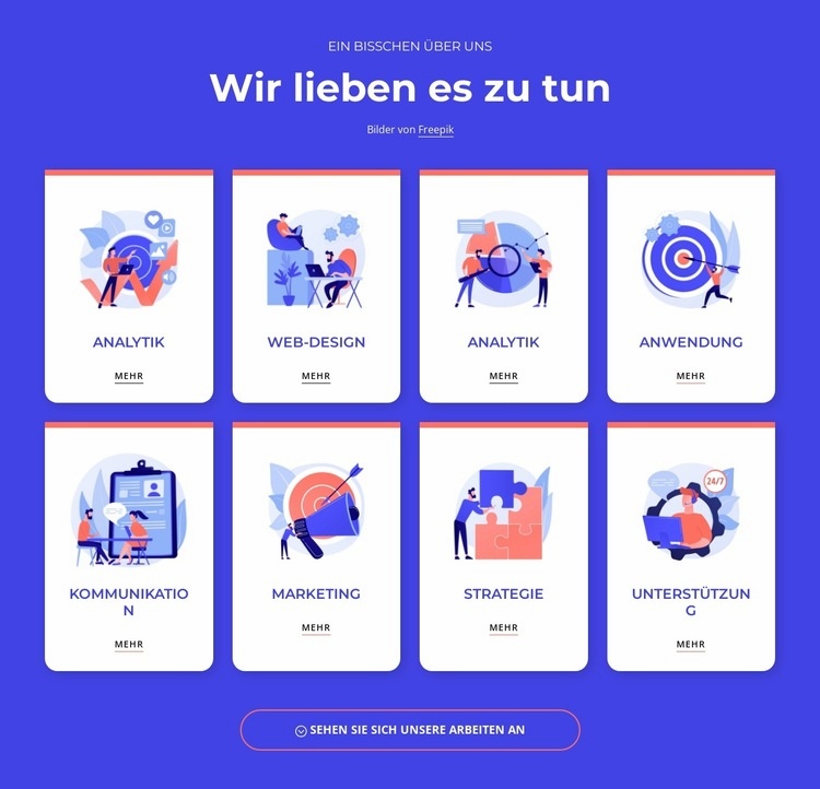 Visuelles und Produktdesign Vorlage