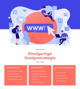 Erfolgreiche Designstrategie - Inspiration Für Website-Modelle