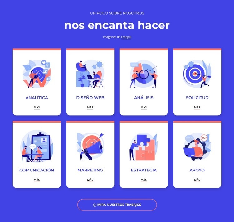 Diseño visual y de producto. Creador de sitios web HTML