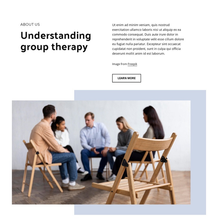 Helping clients communication skills Homepage Design