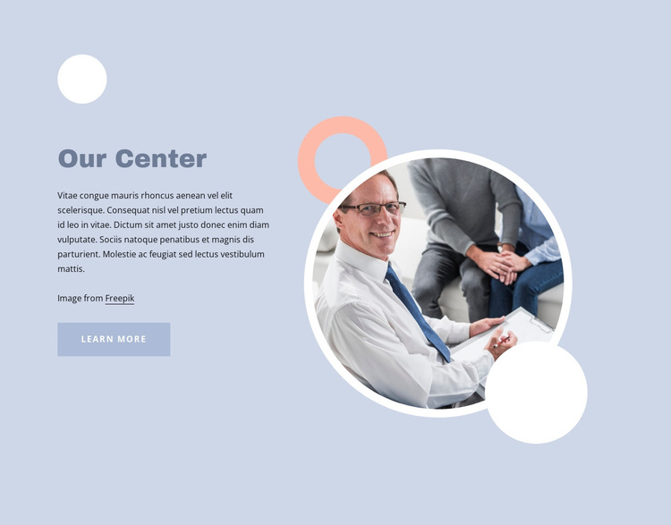 Therapy for how we live today HTML5 Template