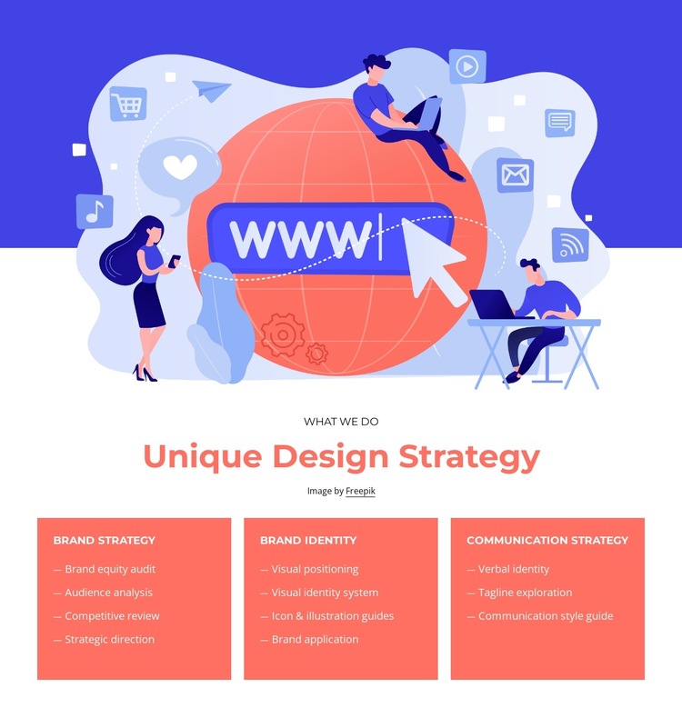 Successful design strategy HTML5 Template