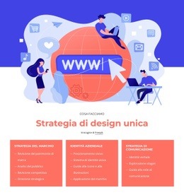 Progettista Di Siti Web Per Strategia Progettuale Di Successo