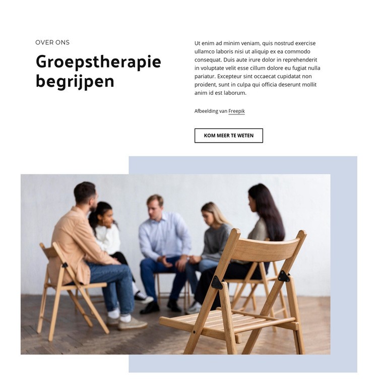 Klanten helpen met communicatieve vaardigheden Website Builder-sjablonen