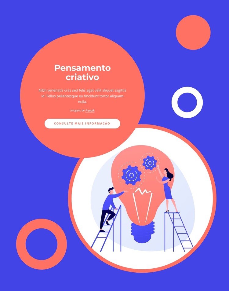 Estratégia de design visual Template CSS