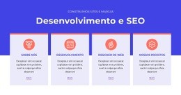 Projetamos Experiências Incomparáveis - Modelo HTML5 Criativo Multiuso