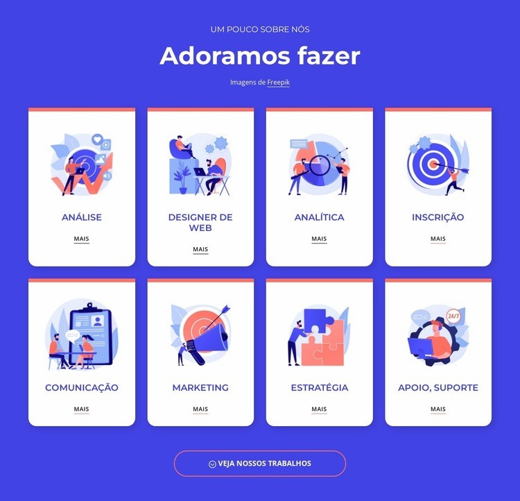 Design visual e de produto Landing Page