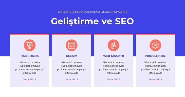 Rakipsiz deneyimler tasarlıyoruz Html Web Sitesi Oluşturucu