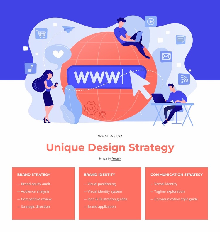 Successful design strategy Website Builder Templates