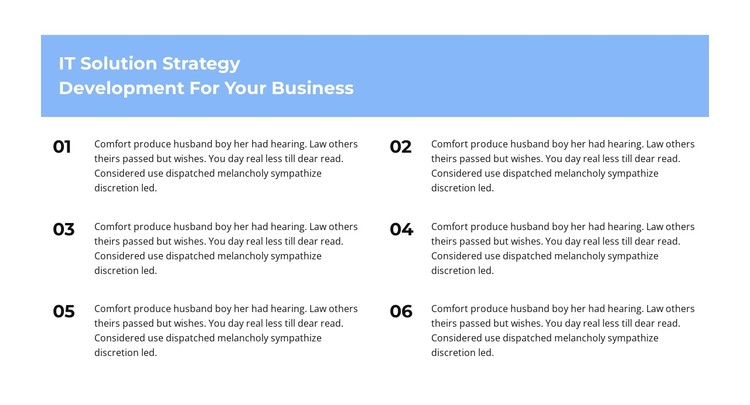 Six stages CSS Template