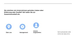 Hauptabschnitte Responsive CSS-Vorlage