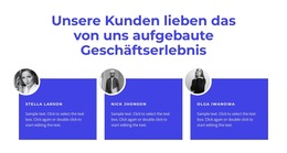 Bootstrap-Theme-Variationen Für Testimonials-Design
