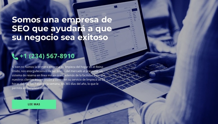 ayuda para empezar Plantilla de sitio web