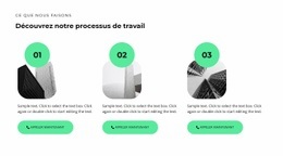 Trois Étapes De Construction – Outil De Création De Sites Web Facile À Utiliser