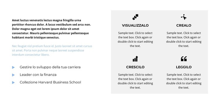 Lavorare con noi Modelli di Website Builder