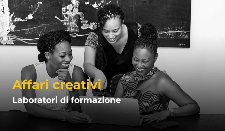 Copywriter di nuove idee Modelli di Website Builder