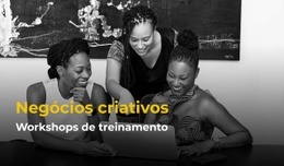 Construtor De Sites Pronto Para Usar Para Copywriter De Novas Ideias