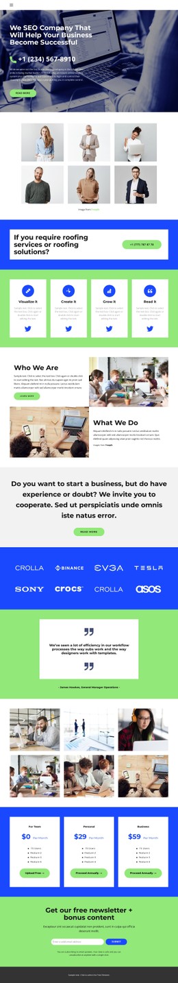 Need First-Class - CSS Template by Nicepage
