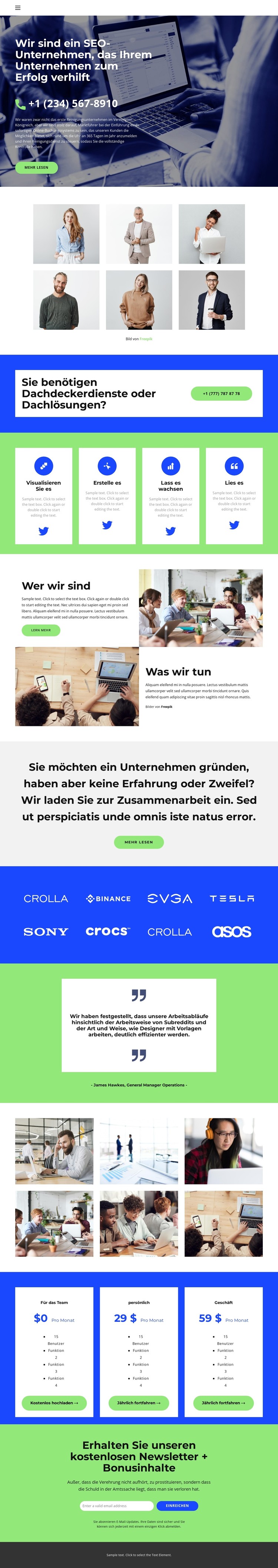 Geschäft in der Krise CSS-Vorlage