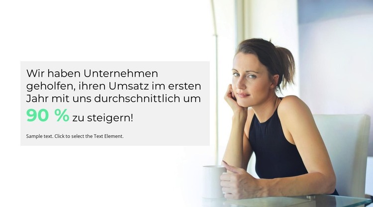 Schnelle Statistiken HTML-Vorlage