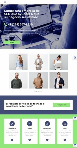 Negocios En Crisis - HTML Website Creator