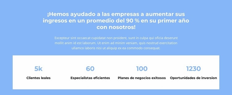 Nosotros contamos Plantillas de creación de sitios web