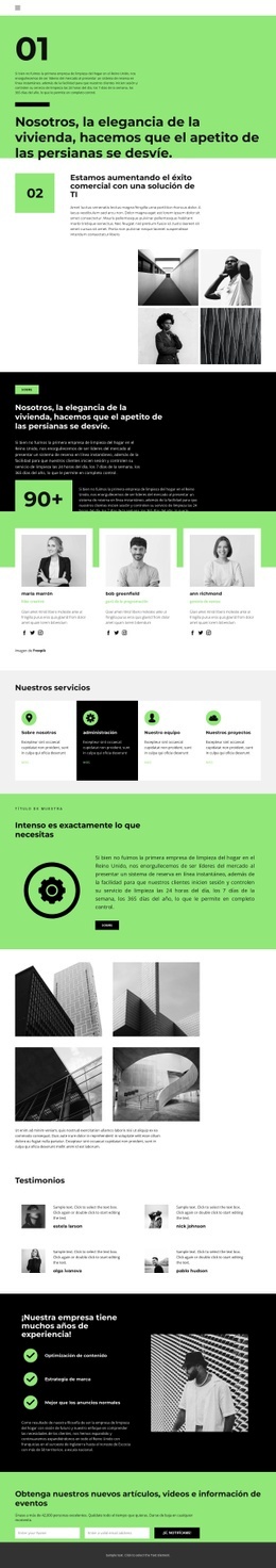 Nuestra experiencia y consejos - Maqueta de sitio web por Nicepage