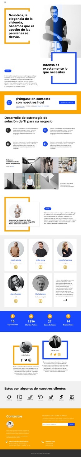 Nuestra experiencia y consejos - Maqueta de sitio web por Nicepage