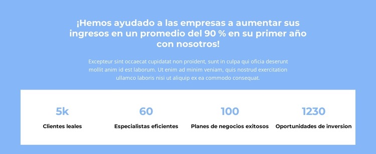 Nosotros contamos Plantilla de sitio web