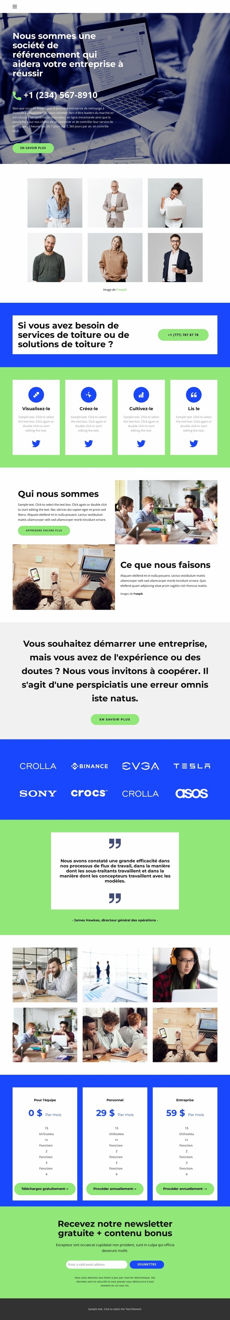 Entreprise en crise Modèle