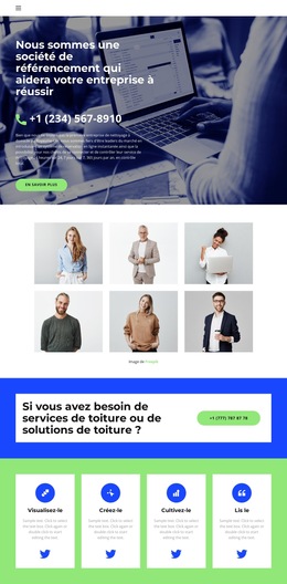 Entreprise En Crise - Modèle De Site Web Gratuit