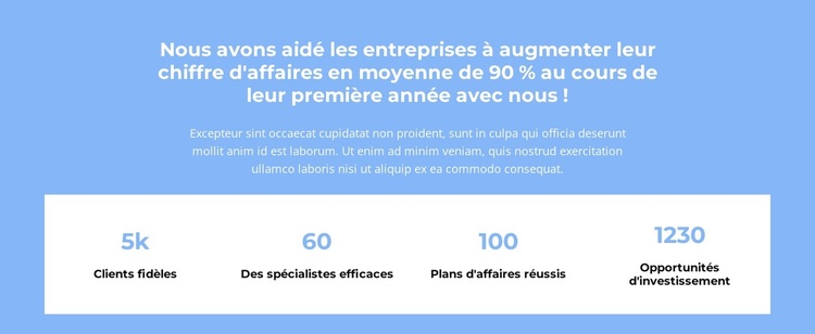 Nous comptons Thème WordPress