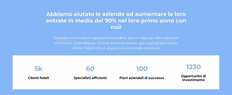 Contiamo Modelli di Website Builder