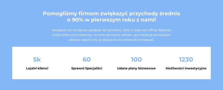 Liczymy Szablon witryny sieci Web