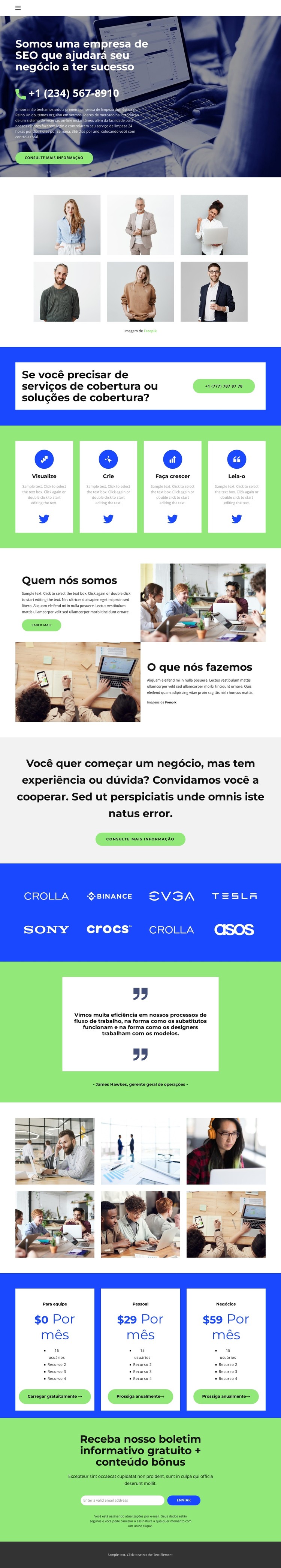 Negócios em crise Template CSS