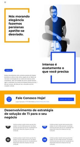 Layout De Página Para Trabalhe Com Clientes