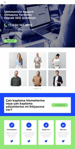 Krizdeki Iş - Özelleştirilebilir Profesyonel Joomla Şablonu