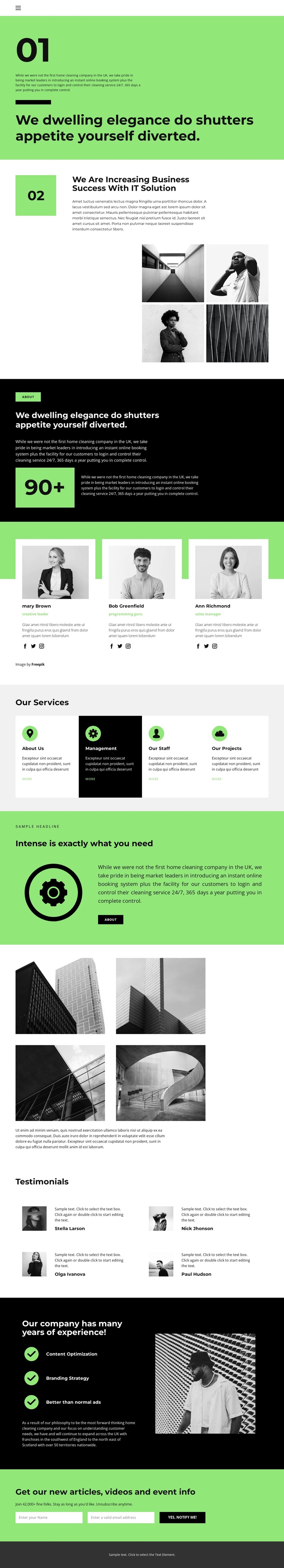 Take the first step Website Builder Software