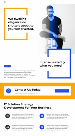 Work With Clients - Website Design Template