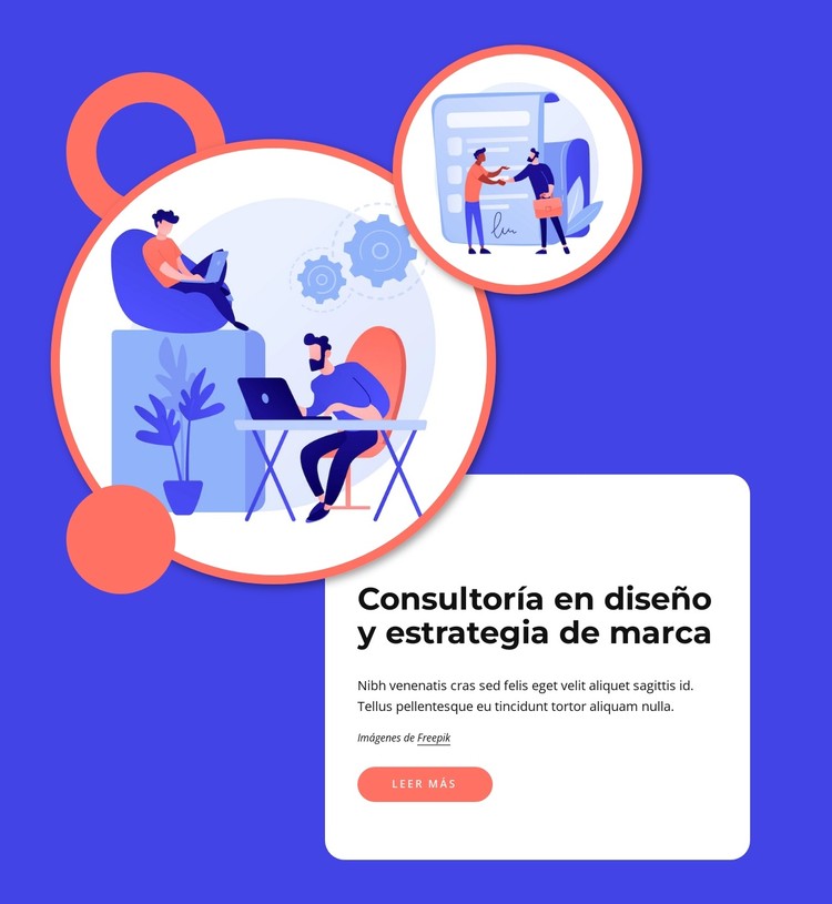 Consultoría de diseño Plantilla CSS