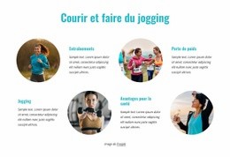 La Meilleure Conception De Site Web Pour Le Jogging