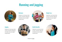 Jogging - Html Code Example by Nicepage