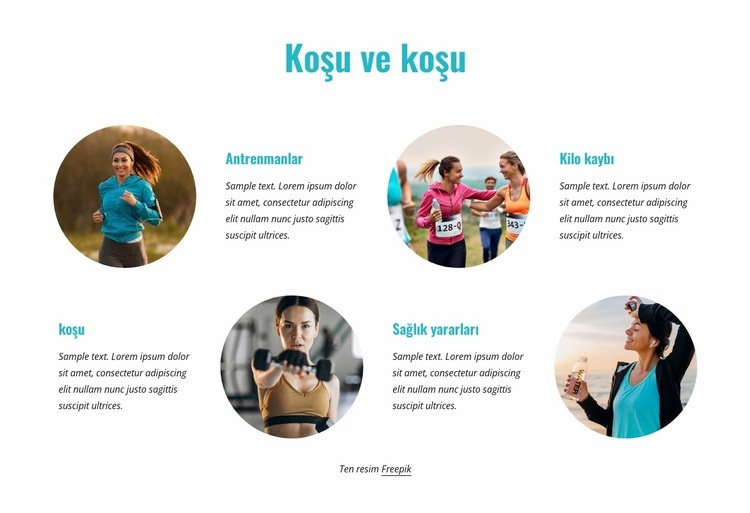 Hafif koşu Açılış sayfası