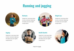 Jogging - Landing Page Template
