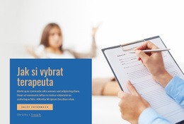 Jak Si Vybrat Terapeuta – Jednoduchá Šablona Webu